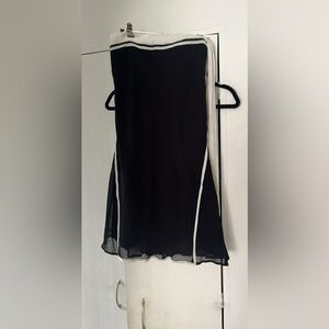 3 for $30 
Black and white flowy skirt with tie belt detail